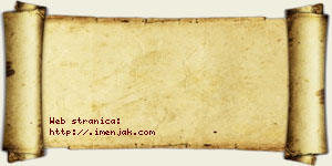 Emilija Denić vizit kartica